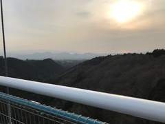 吊橋からの景色