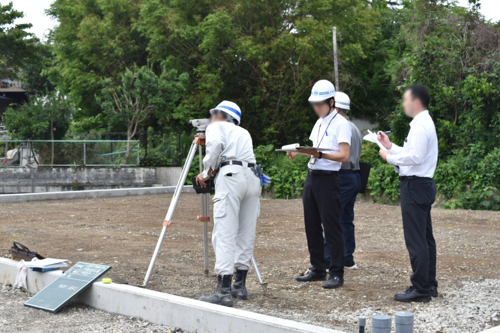 2019年7月9日三島市中区分譲地を検査している様子