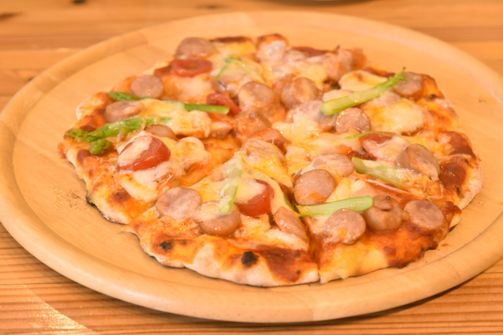 2019年8月30日ピザパーティーのトマトピザ