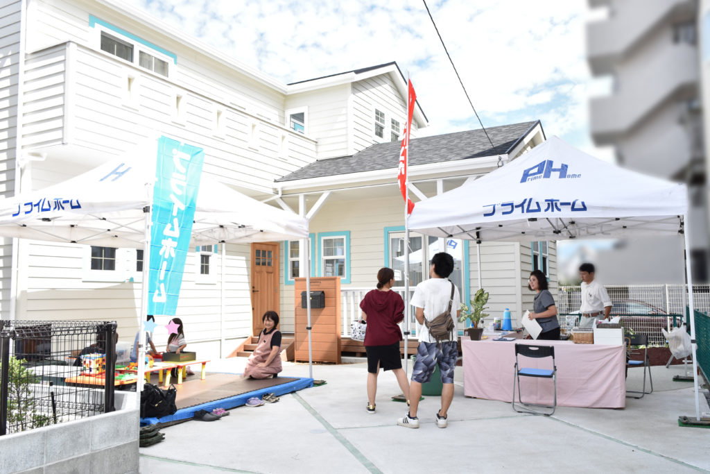 2019年9月完成見学会を開催している様子