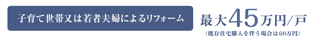 補助金　最大45万円　リフォーム