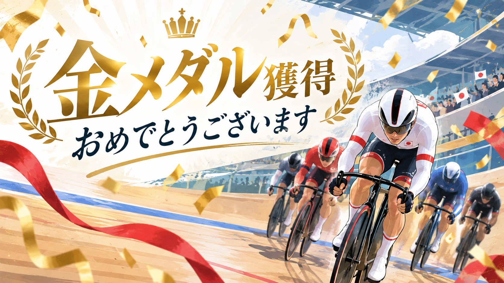 窪木様 アジア大会 金メダル獲得！おめでとうございます。